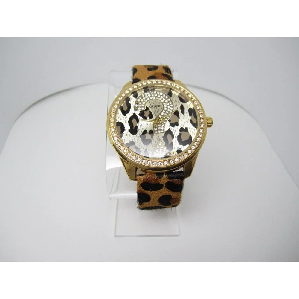 Women's Guess Water Resistant Analog 47mm Crystals Dial Watch (D442)